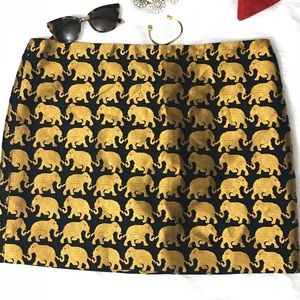 J. Crew factory elephant skirt 12